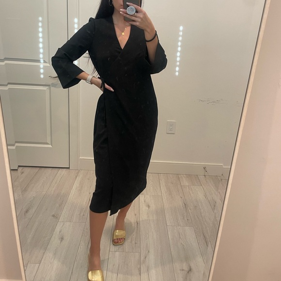 GANNI Wrap Dress - Picture 5 of 14